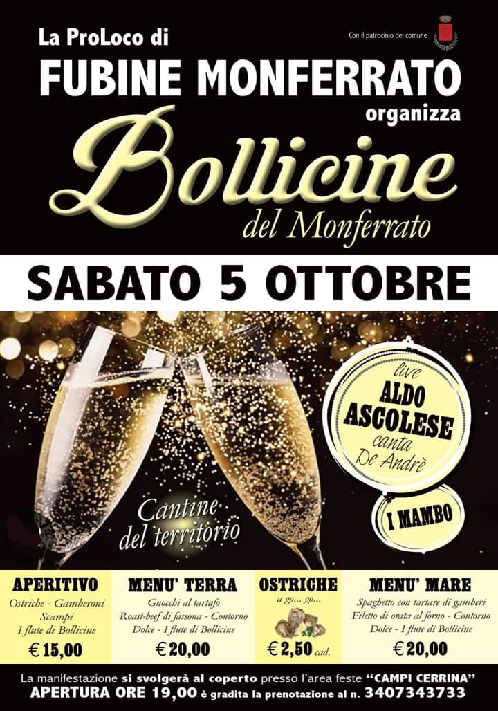 Bollicine in Monferrato