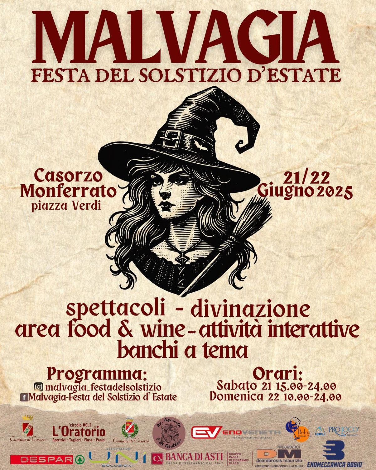 MALVAGIA 21 E 22 GIUGNO 2025